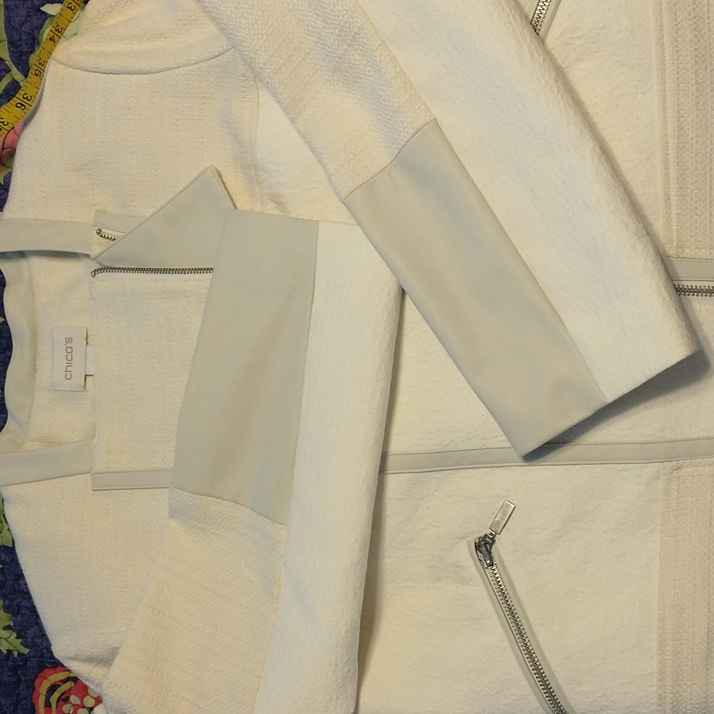 NWT Chico's Moto-Style Jacket - Picture 8 of 8